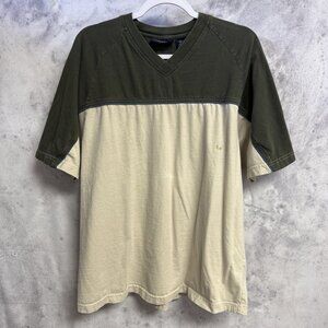 Vintage Y2K Faded Glory T Shirt Mens Large Two Tone Skate